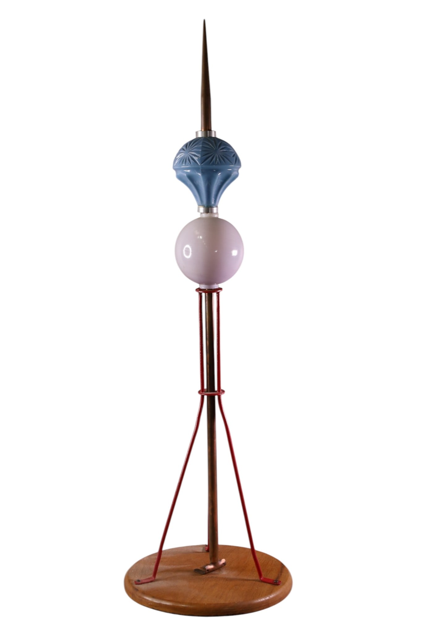 LIGHTNING ROD: ANTIQUE LIGHTNING ROD, 38" H.