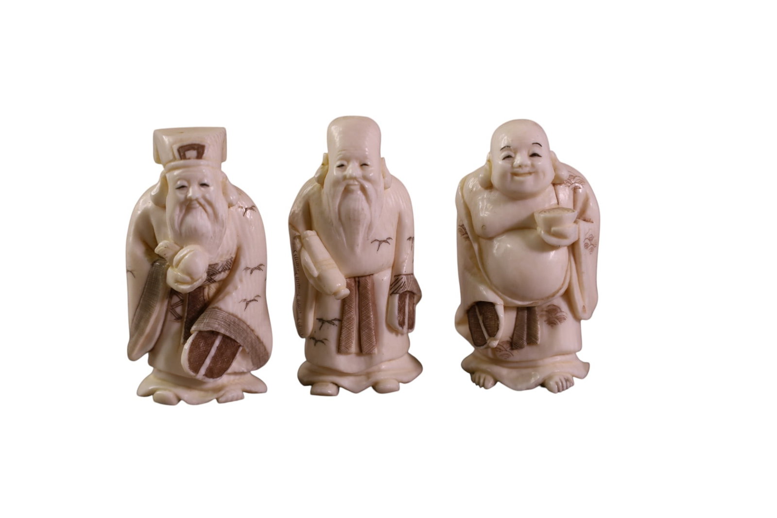 9 NETSUKIS & SMALL FIGURES - 2