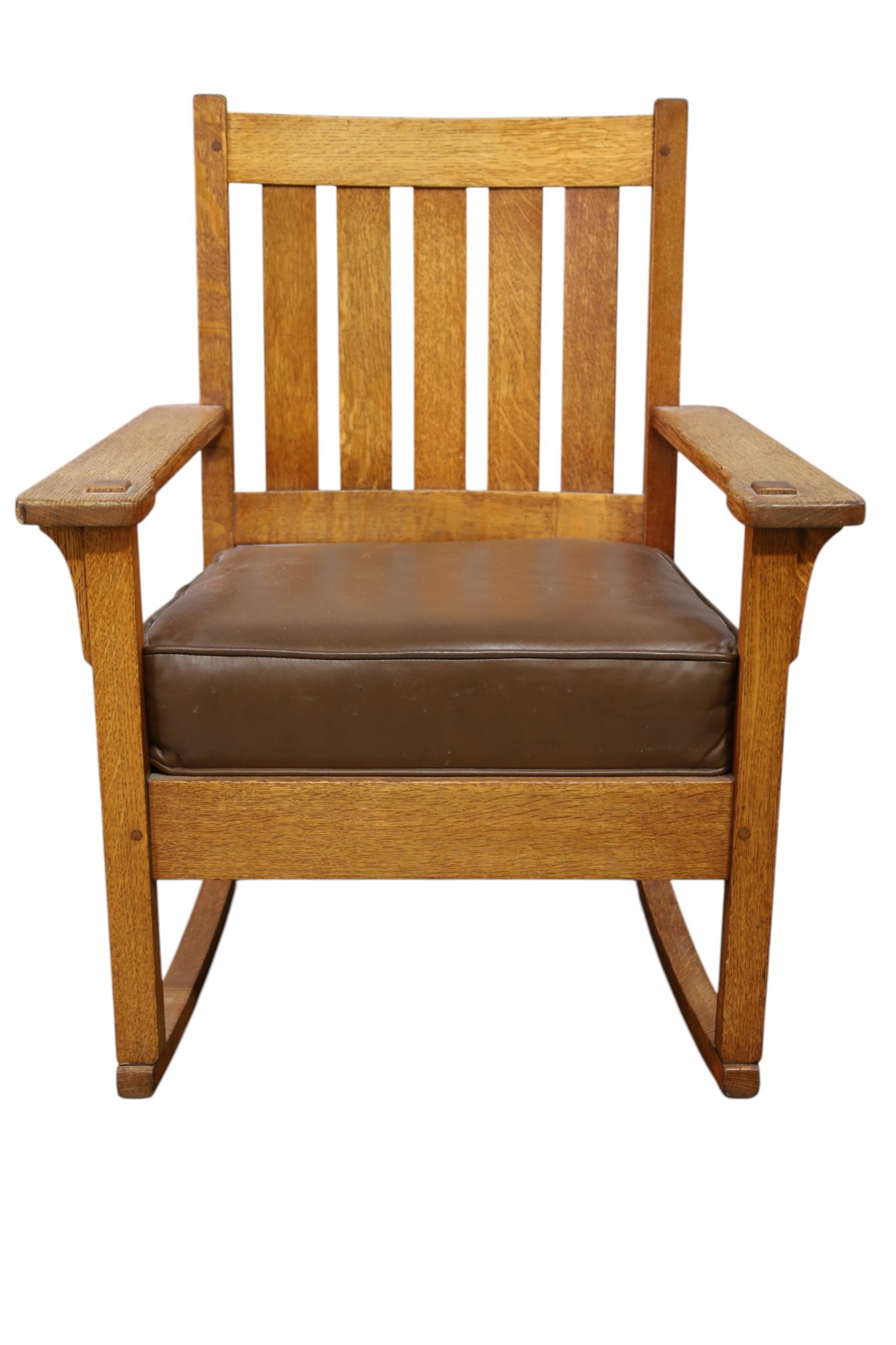 SIGNED STICKLEY QUAINT ROCKER - 2