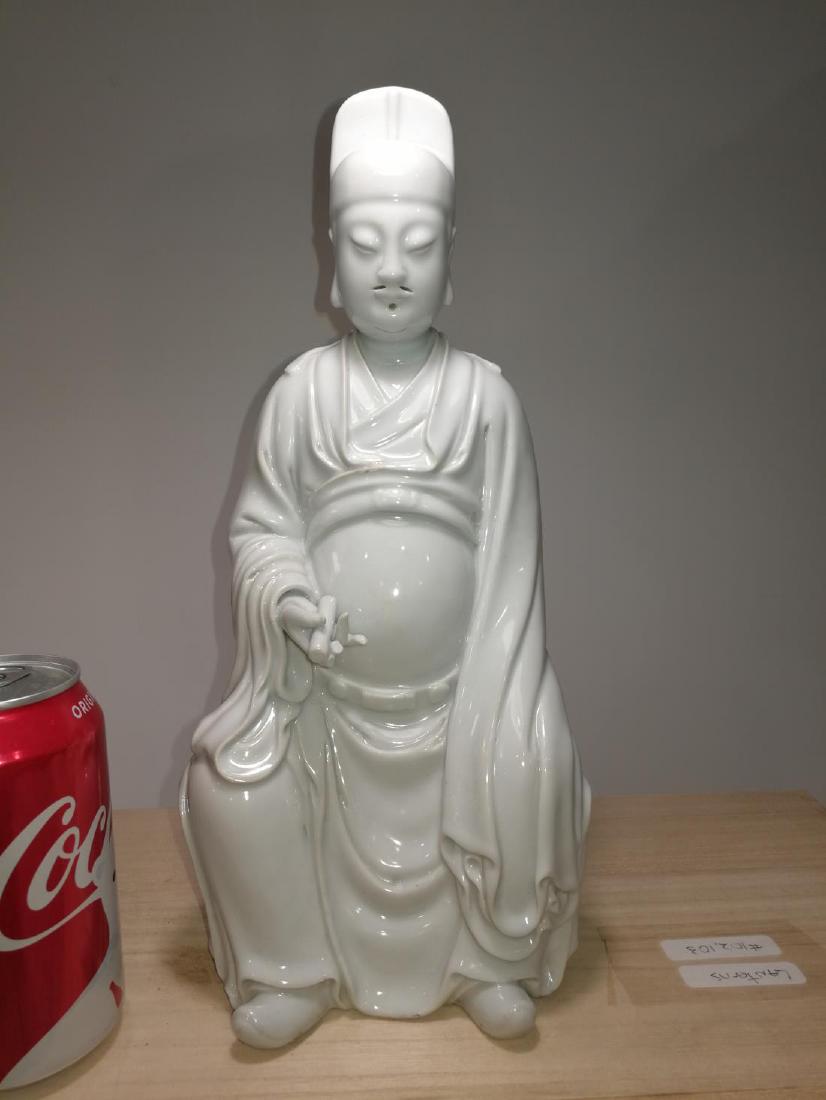 Chinese Dehua Porcelain Figure of Seated Buddha (1 of 8)