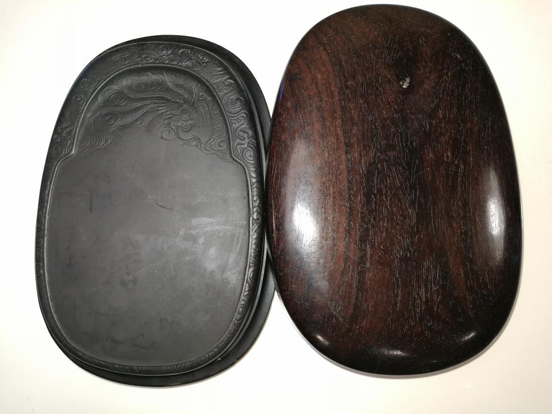 Qing Dynasty Chinese Duan Yan With Zitan Box (1 of 6)