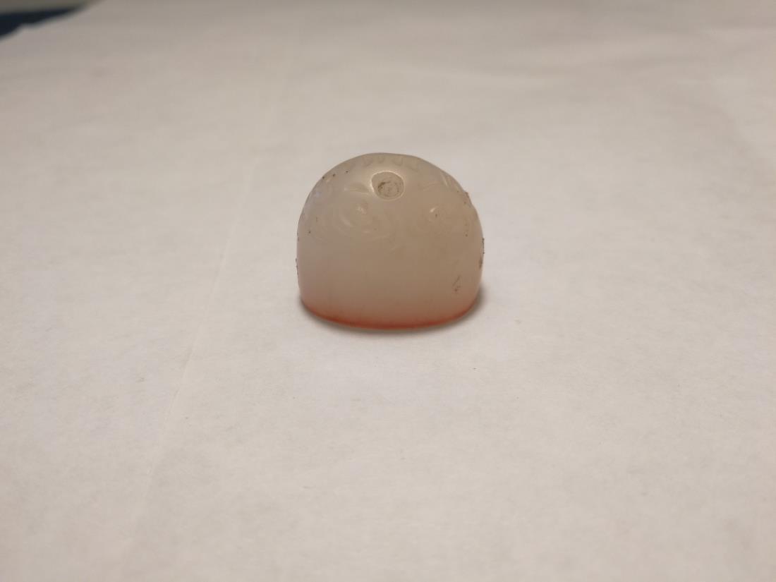 Chinese White Jade Carving Small Seal (1 of 7)