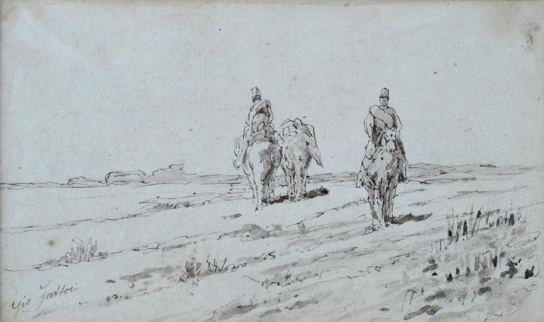 Giovanni Fattori 1825-1908, Cavaleggeri in avanscoperta (1 of 1)