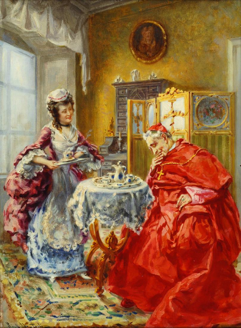 Sinibaldo Tordi (1876-1955) L'ora del tÃ¨ (1 of 1)