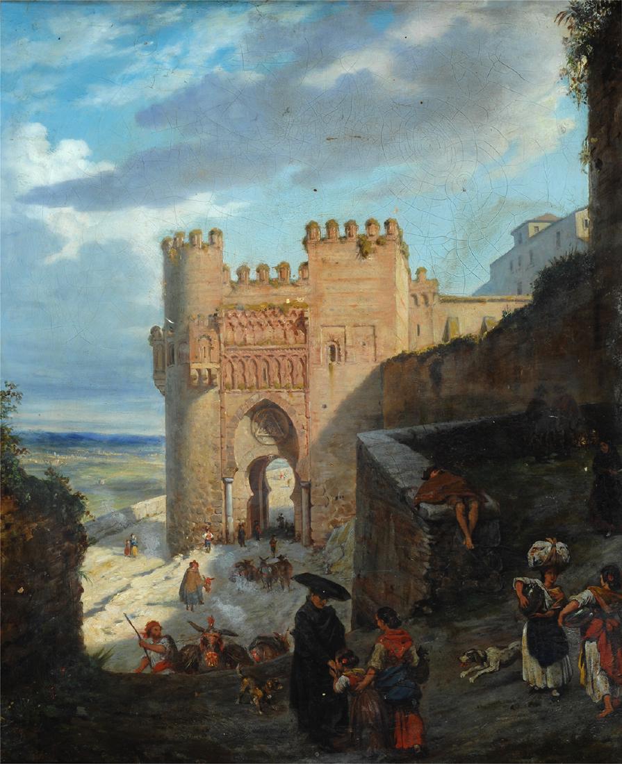 Anonimo, XIX sec. Porta del sol a Toledo (1 of 1)