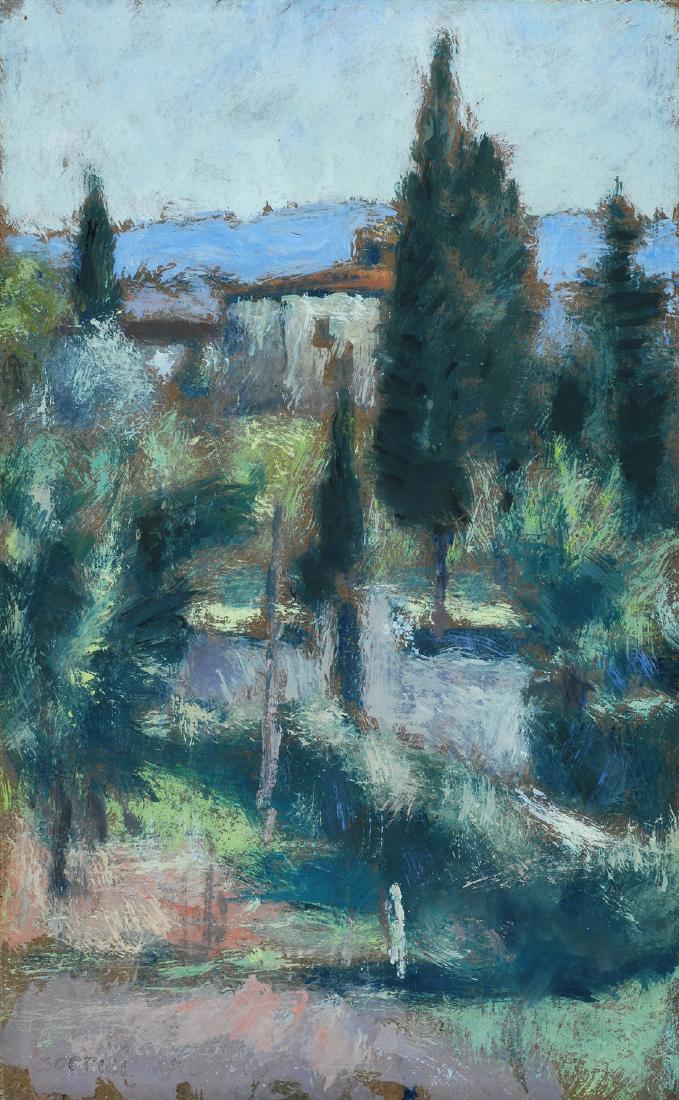 Ardengo Soffici (1879-1964) Veduta del poggio 1963 (1 of 1)