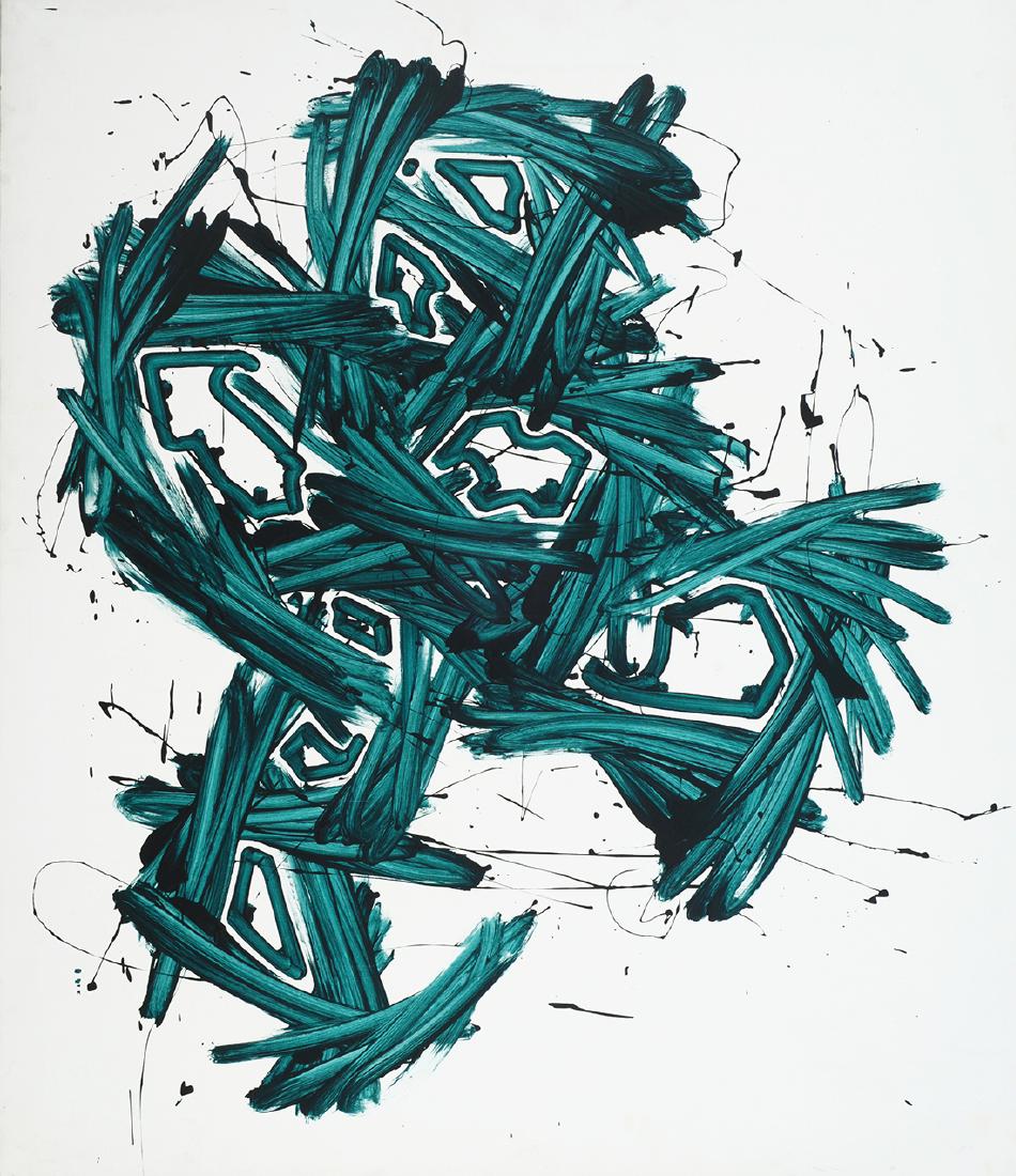 Gianni Asdrubali (1955) Azanta 2002: Acrilico su tela, cm. 122x104 Sul verso: firma, data e titolo.