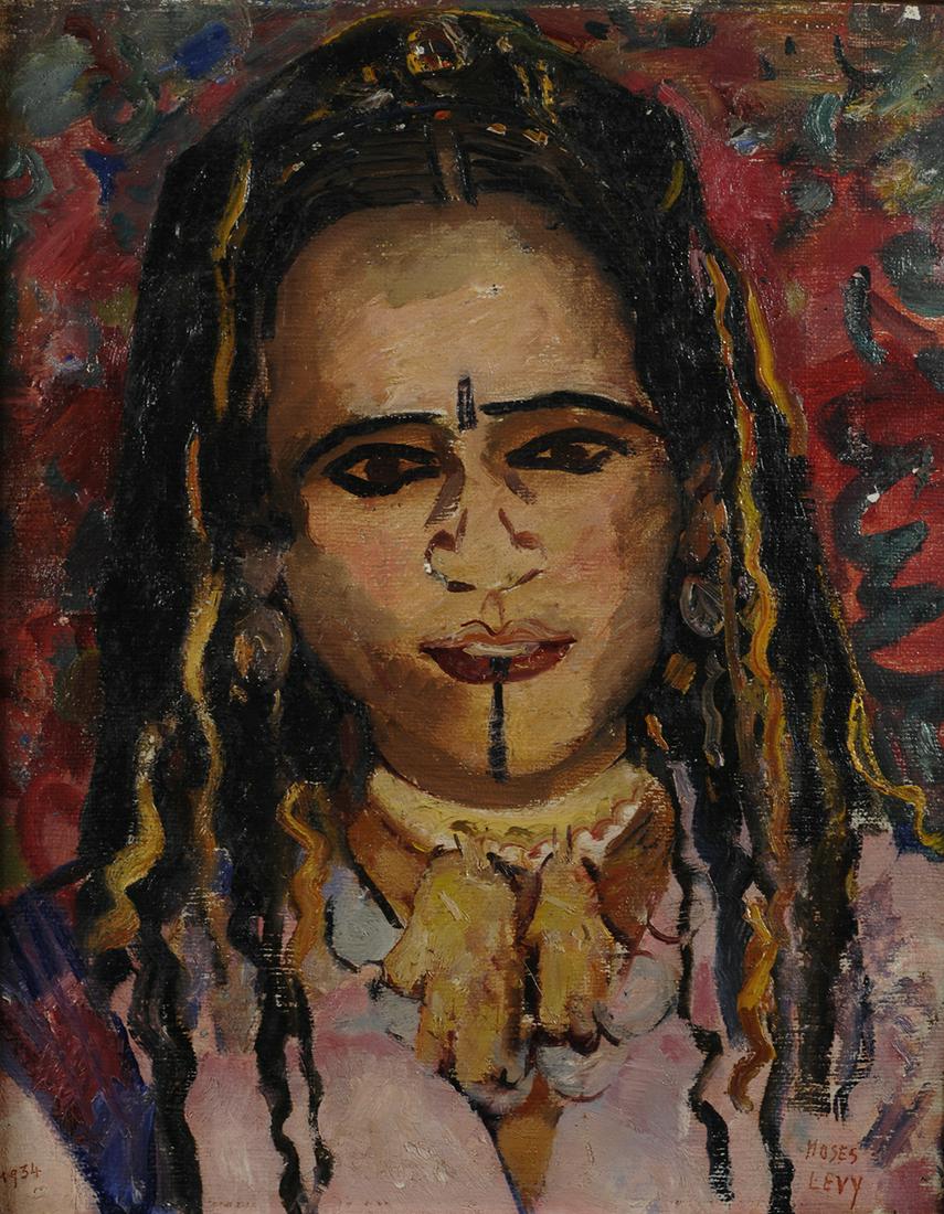 Moses Levy (1885-1968) Ragazza tunisina 1934 (1 of 1)