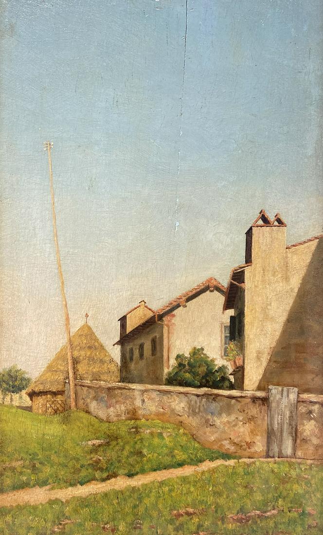 Fabio Borbottoni (1820-1901) Paesaggio toscano (1 of 1)