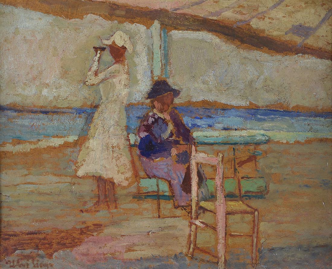 Ulvi Liegi (1858-1939) Sulla spiaggia (1 of 1)