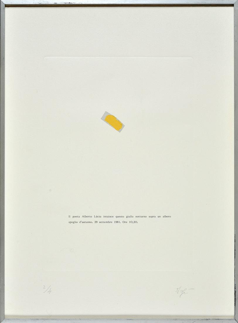 Emilio Isgrò (1937) Il poeta Alberto Lucia ipotizza (1 of 1)