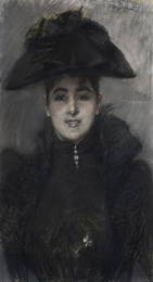 Giovanni Boldini (Ferrara, 1842 - Parigi, 1931) - Ritratto della signorina Concha de Ossa, 1888 ca.