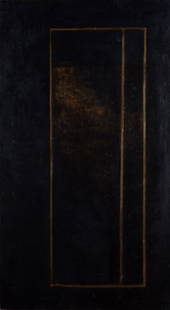 Piero Pizzi Cannella (Roma, 1955) - Concerto A1 Senza titolo, 1988: Olio su tela, cm. 170x96. Sul verso: firma, data e titolo.
