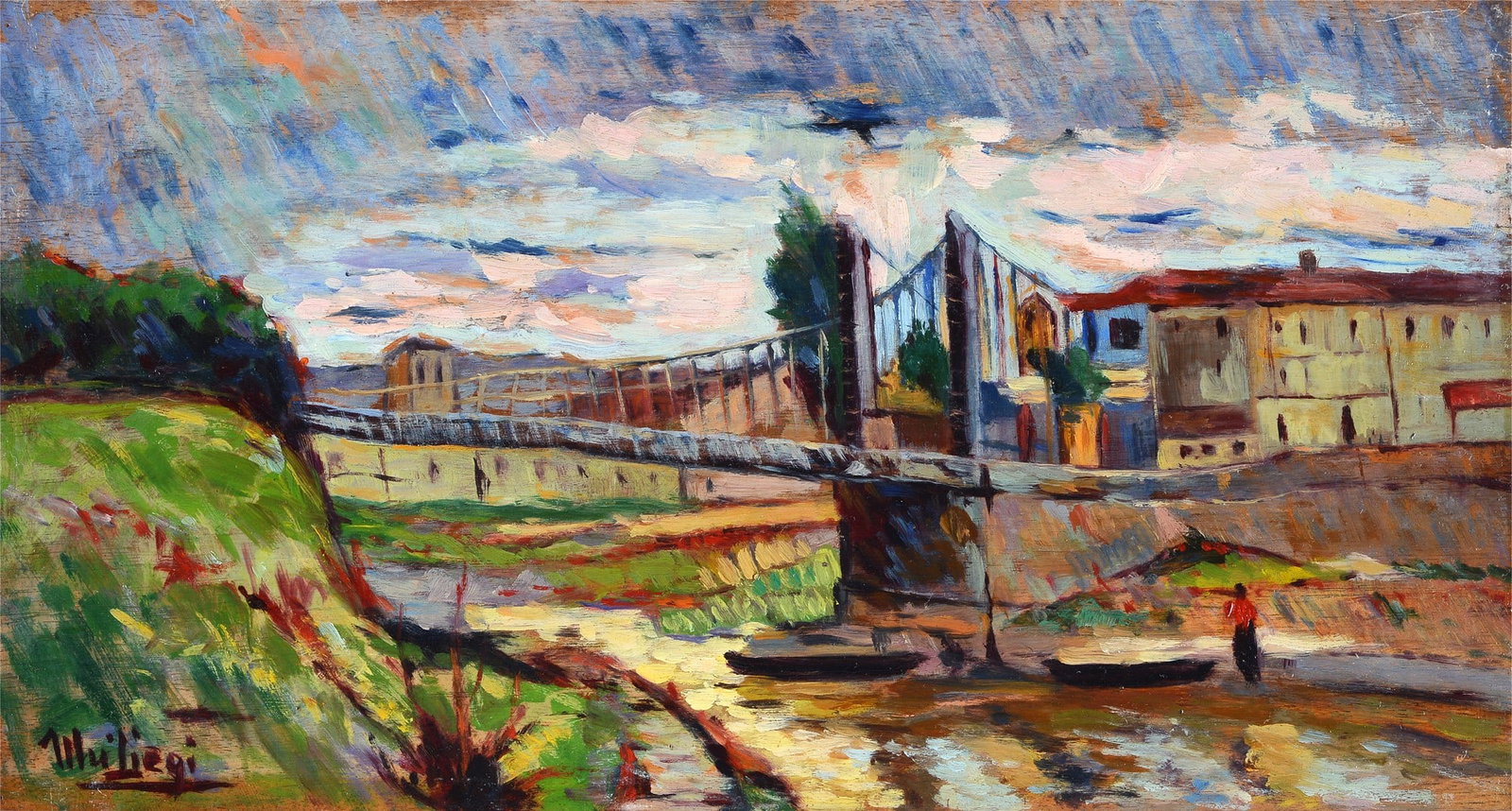 Ulvi Liegi (Livorno, 1858 - 1939) - Ponte (1 of 3)