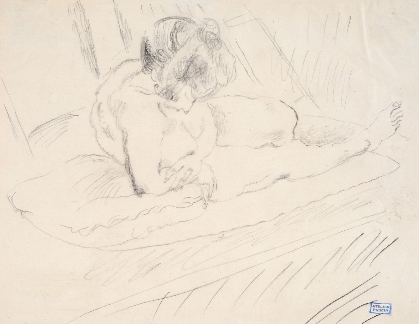 Jules Pascin (1885 - 1930) - Figura distesa (1 of 1)