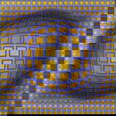 Victor Vasarely (Pecs, 1908 - Parigi, 1997) - Domb-b, 1979