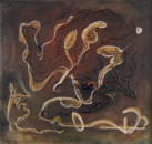 Georges Mathieu (Boulogne sur mer, 1921 - Boulogne-Billancourt, 2012) - Composizione, 1945 circa