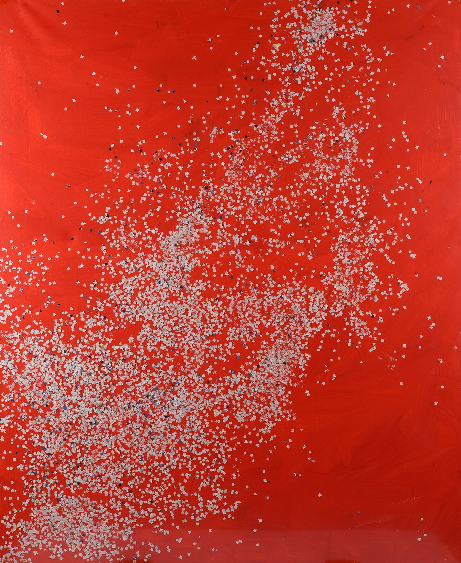 Tano Festa (Roma, 1938 - 1988) - Coriandolo, 1985: Tecnica mista su tela, cm. 160x130. Sul verso: firma e data. L'opera ? registrata presso l'Archivio Tano Festa Studio Soligo con n. RMS85161320010125. Certificato di autenticit? e archiviazione Studio