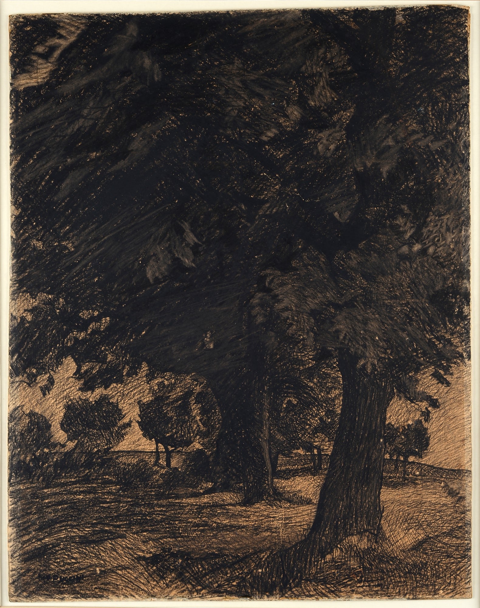 Mario Puccini (Livorno, 1869 - Firenze, 1920) - Castagni, 1912-1913 (1 of 2)