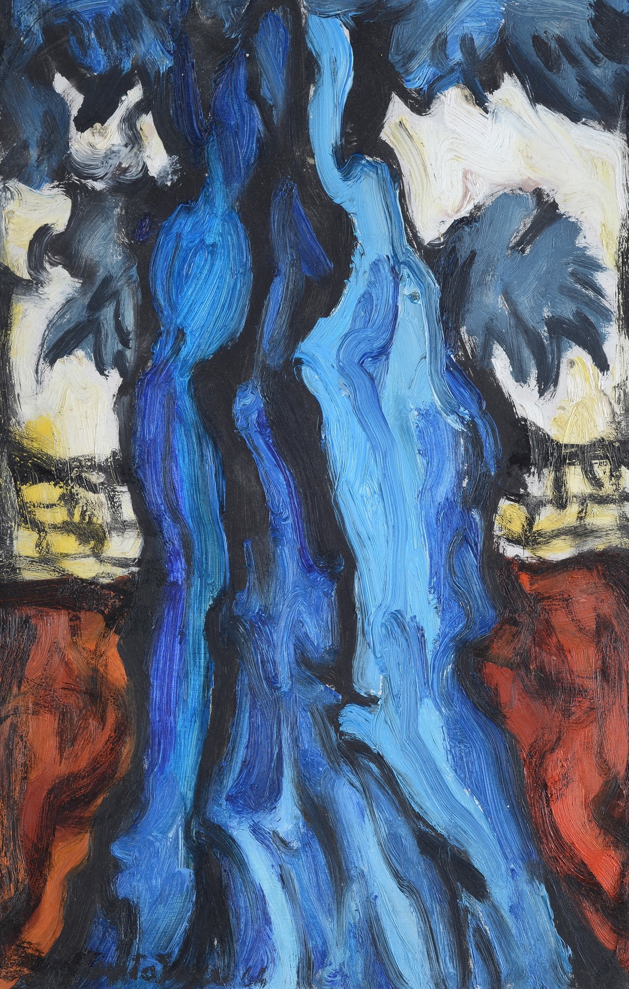 Domenico Cantatore (Ruvo di Puglia , 1906 - Parigi, 1998) - Albero, 1964 (1 of 3)