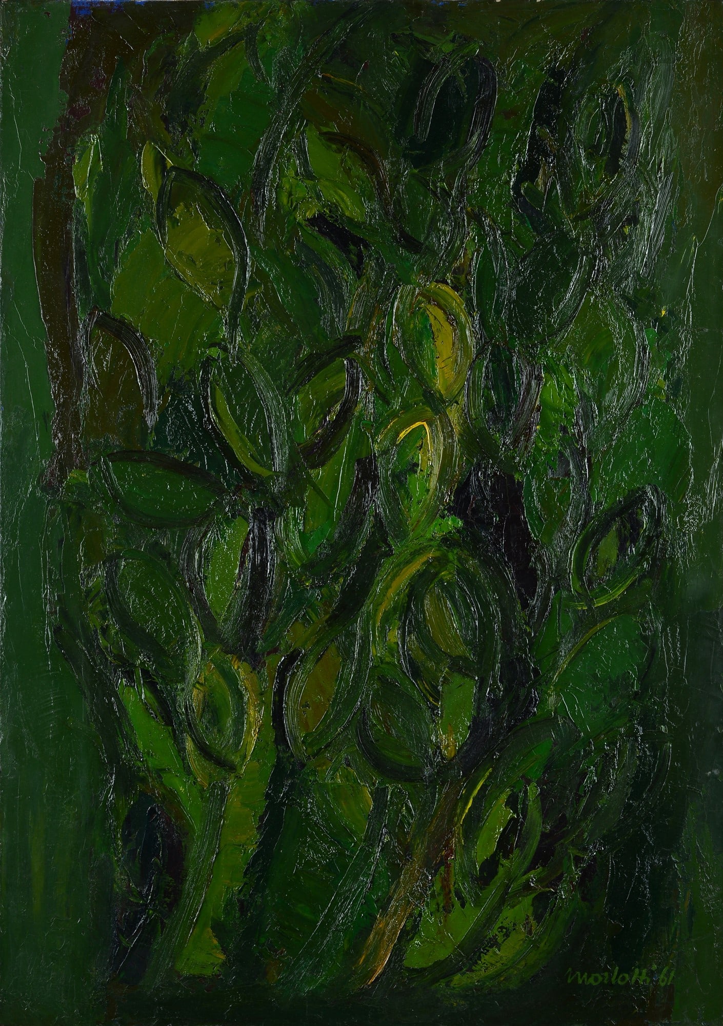 Ennio Morlotti (Lecco, 1910 - Milano, 1992) - Vegetazione, 1961 (1 of 3)