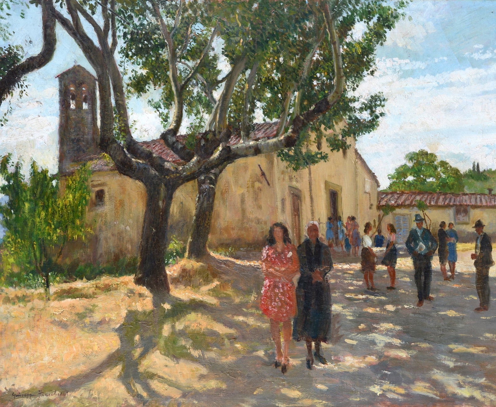 Giuseppe Fraschetti (Firenze, 1879 - 1956) ? Orbignano (1 of 3)