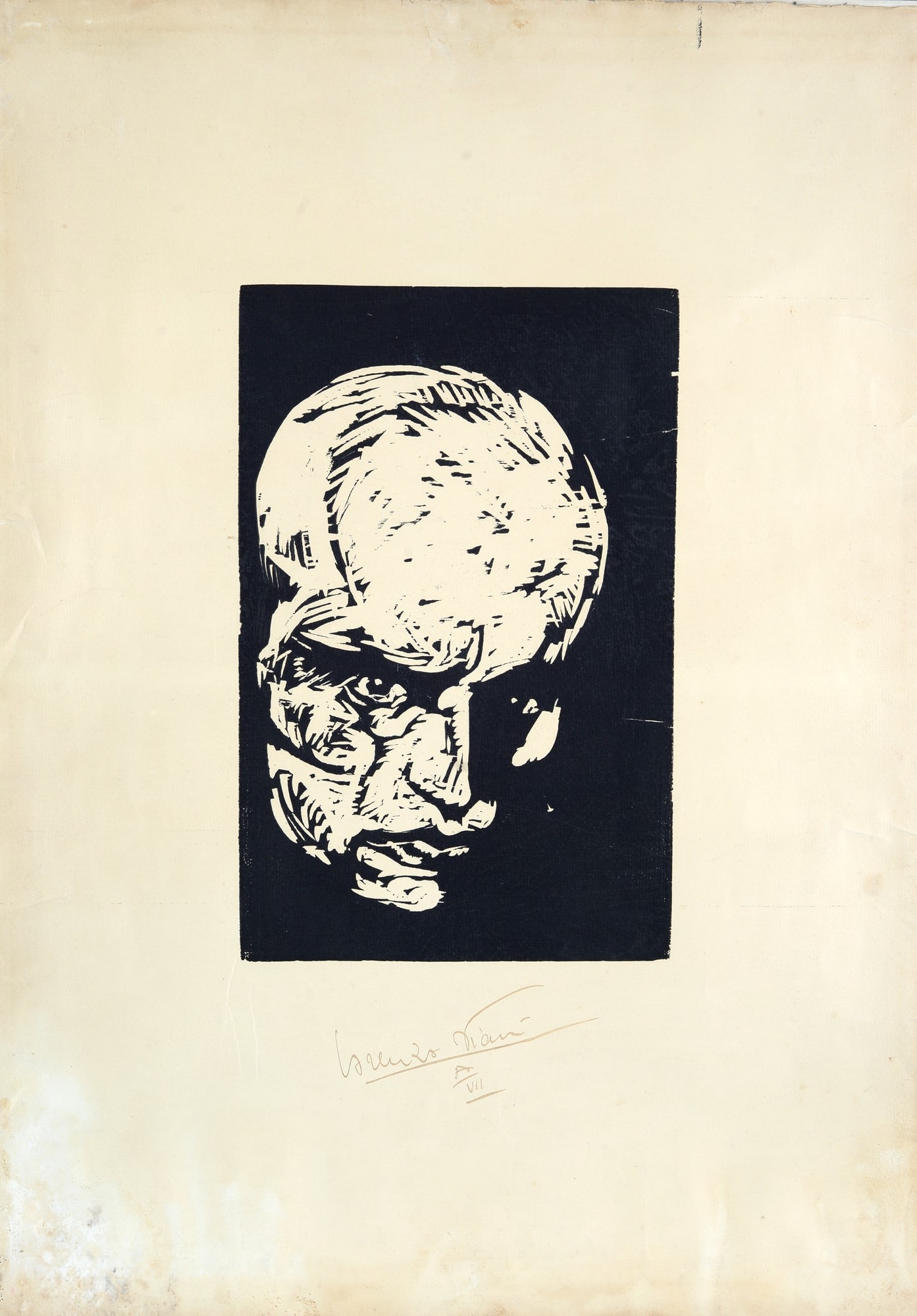 Lorenzo Viani (Viareggio, 1882 - Ostia, 1936) - Duce, 1929 (1 of 2)