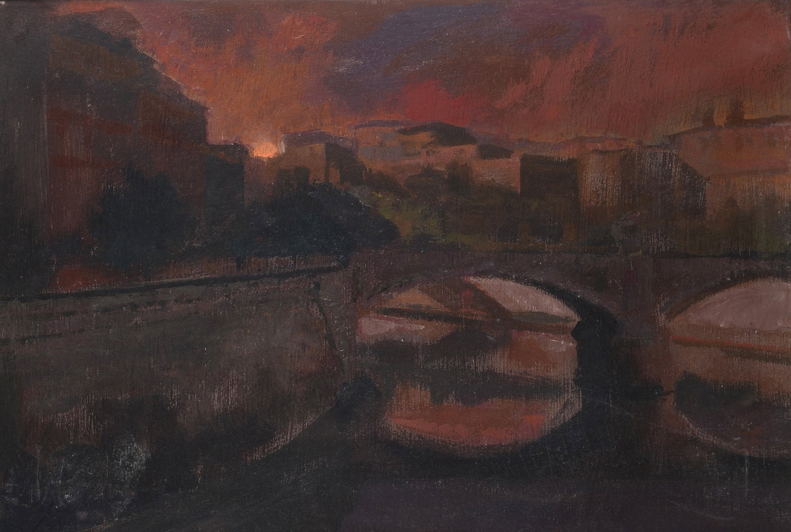 Ugo Attardi (Sori, 1923 - Roma, 2006) - Roma, 1973 (1 of 3)