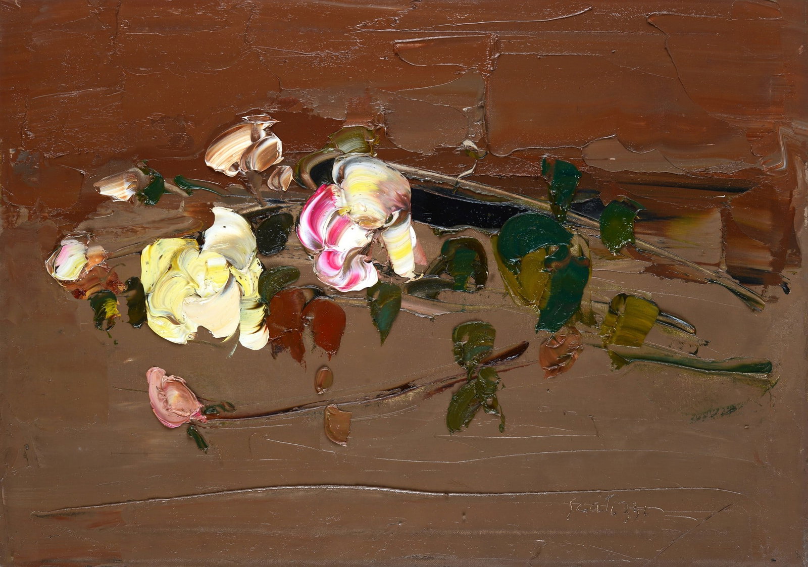 Sergio Scatizzi (Gragnano, 1918 - Firenze, 2009) ? Fiori (1 of 3)