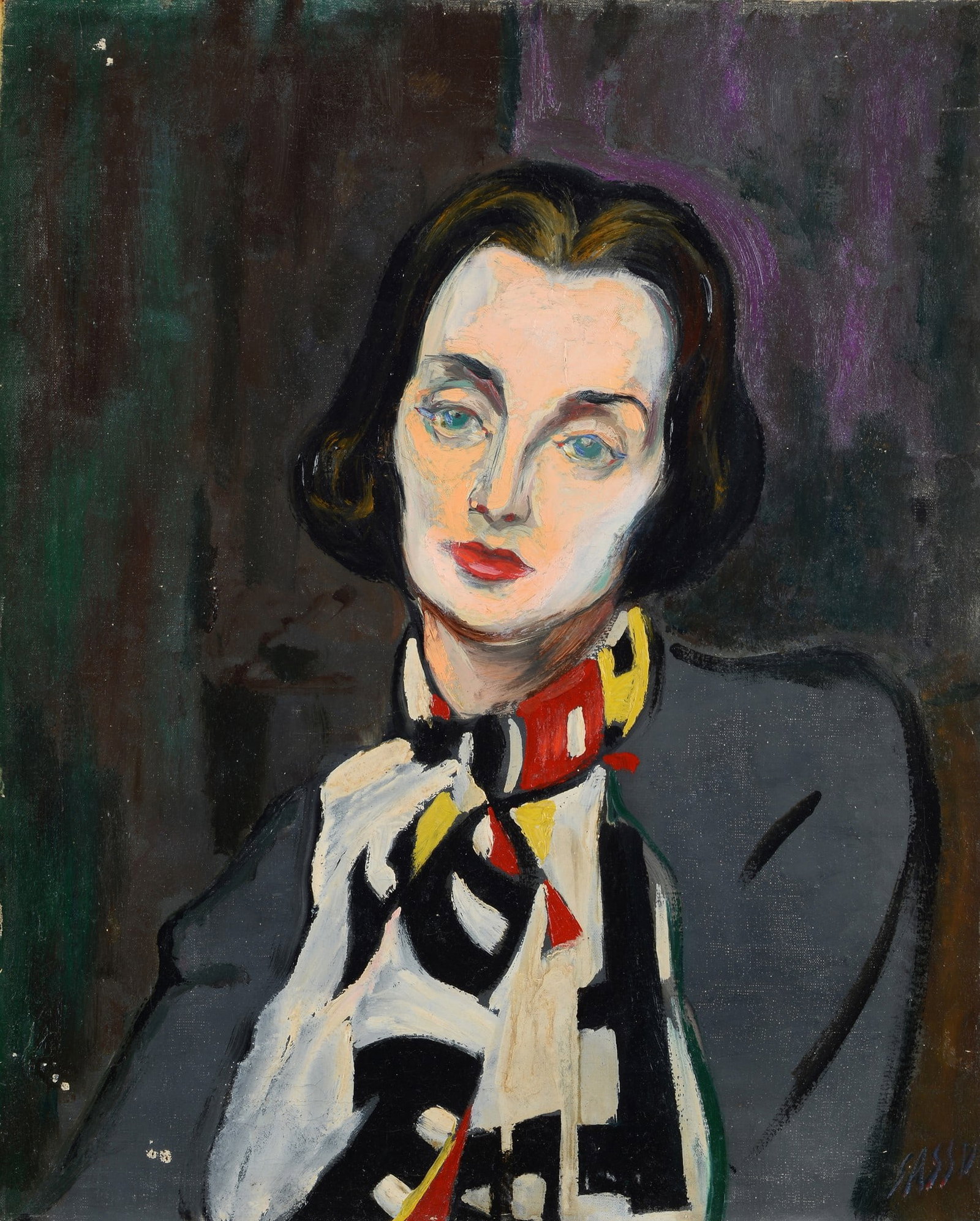 Aligi Sassu (Milano, 1912 - 2000) - Figura (L'attesa), 1950 (1 of 3)