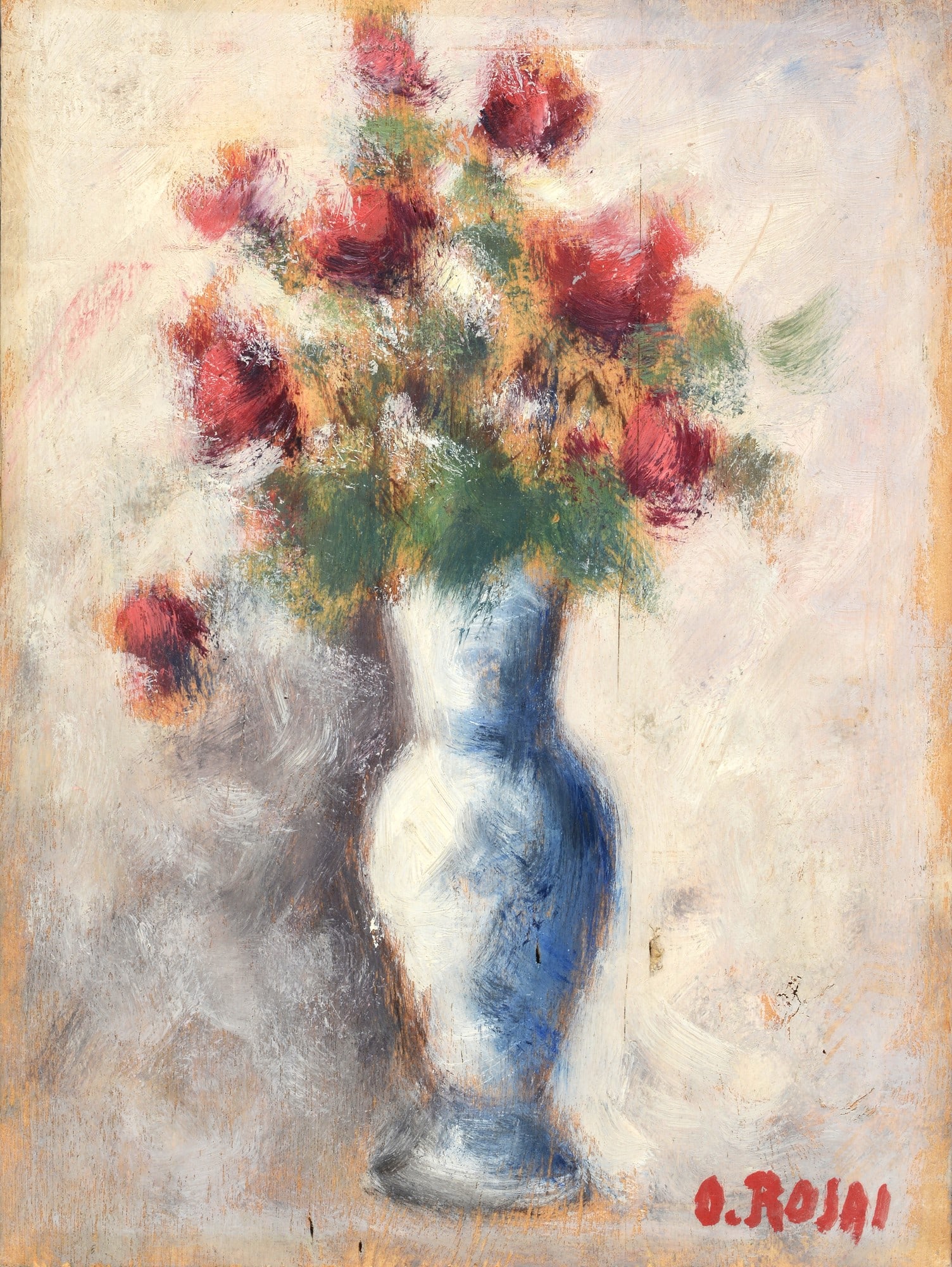 Ottone Rosai (Firenze, 1895 - Ivrea, 1957) - Vaso di fiori (1 of 3)
