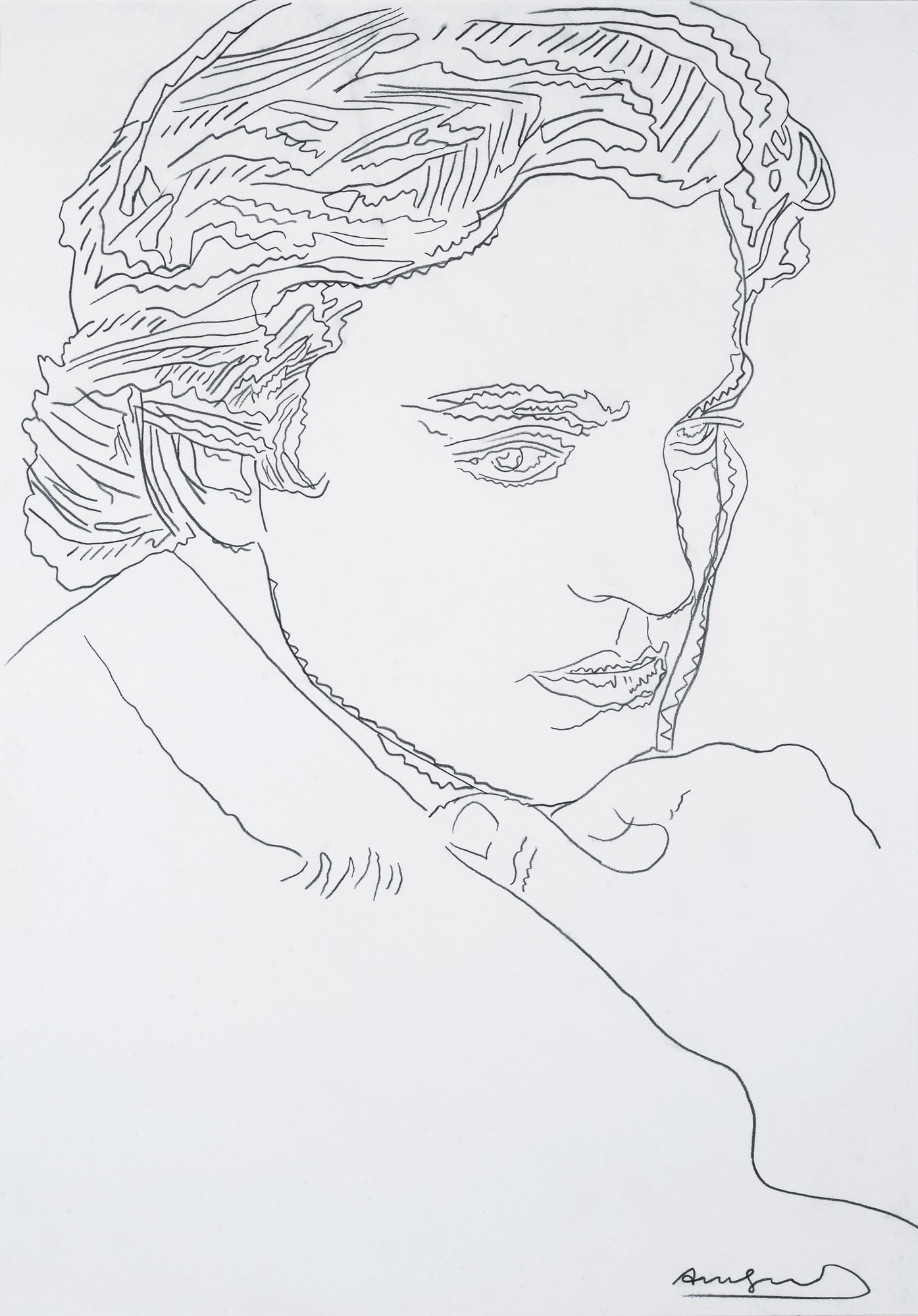 Andy Warhol (Filadelfia, 1930 - New York, 1987) - Jamie Wyeth (1 of 3)