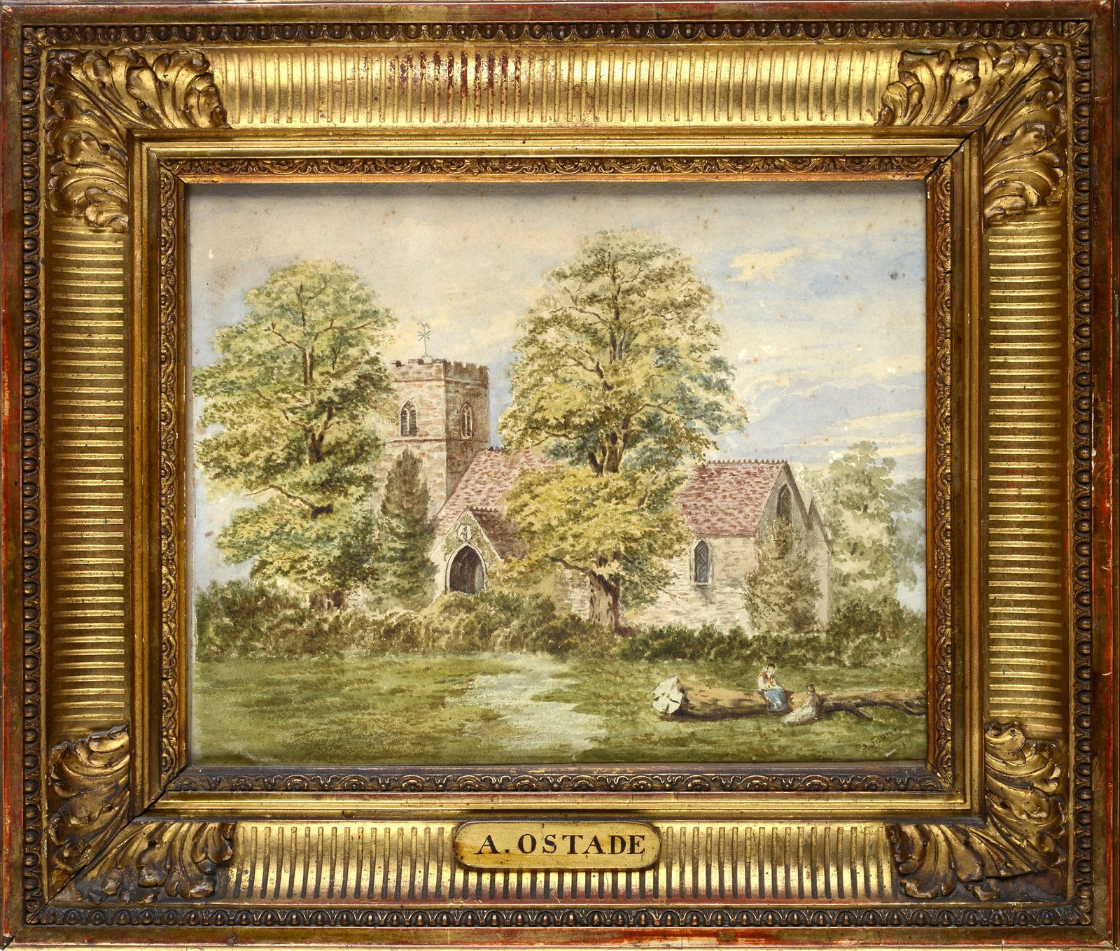 Anonimo, XIX sec. - Chiesa - 2