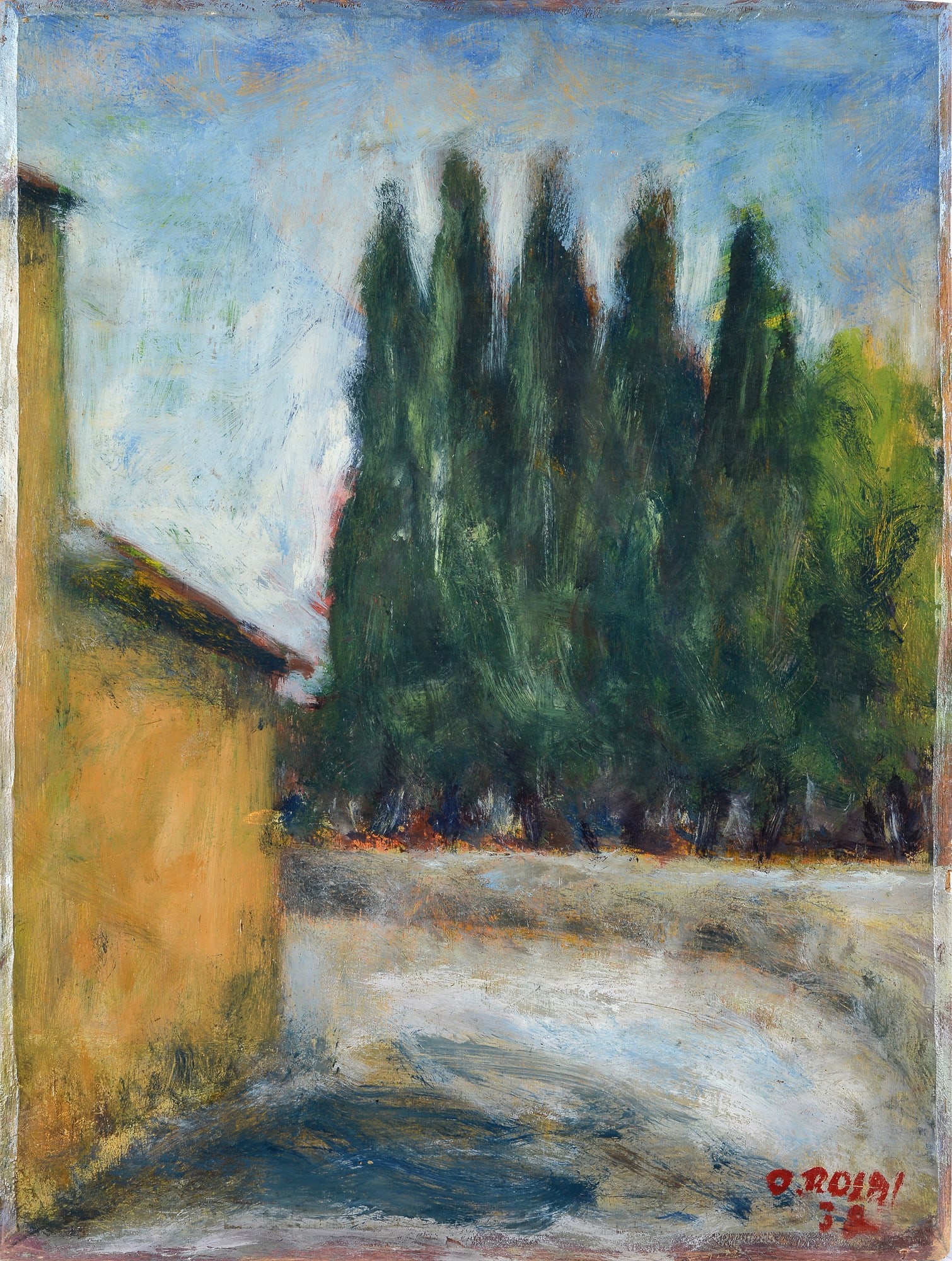 Ottone Rosai (Firenze, 1895 - Ivrea, 1957) - Strada, 1939 (1 of 3)