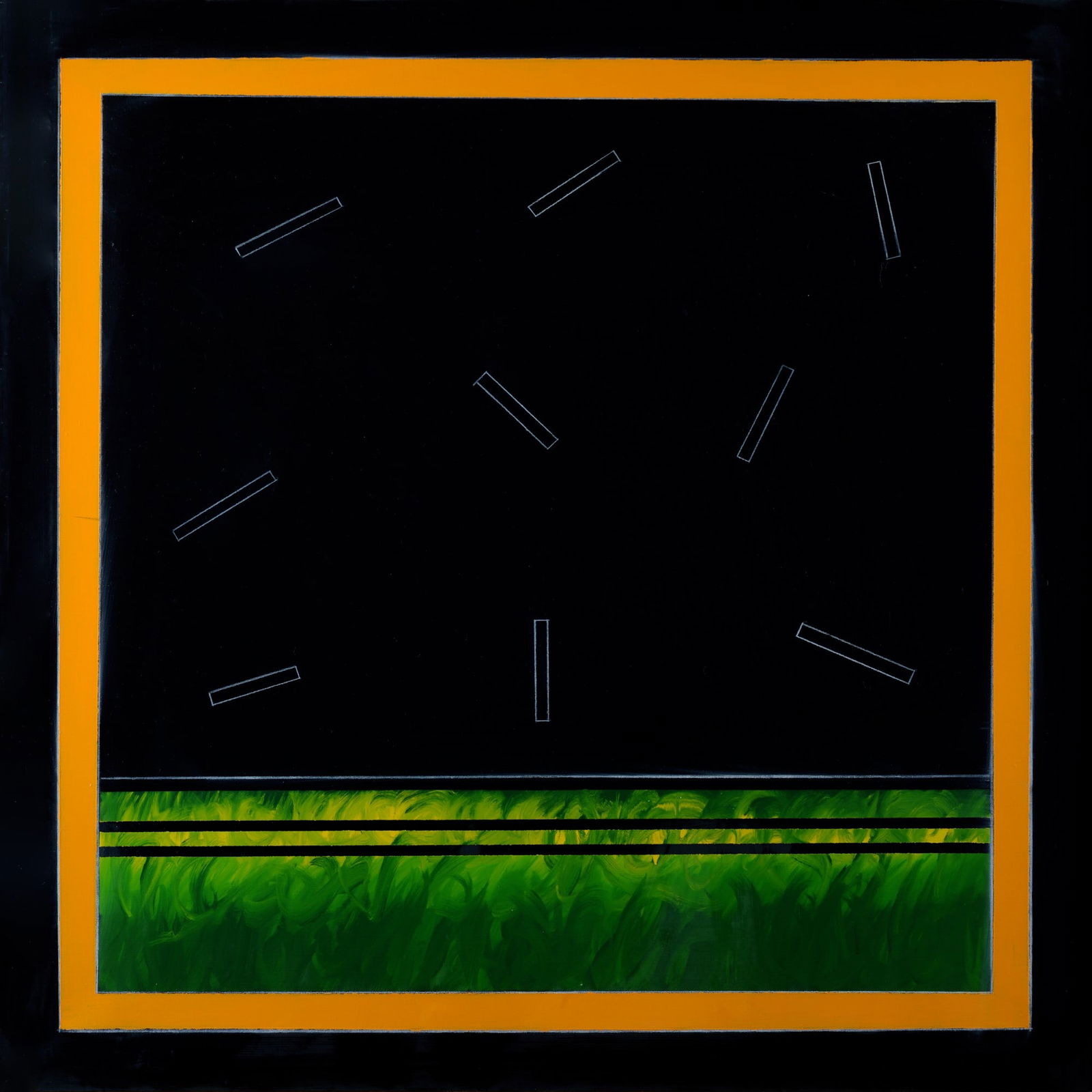 Franco Angeli (Roma, 1935 - 1988) - Cielo Geometrico, Met? anni 80 (1 of 3)