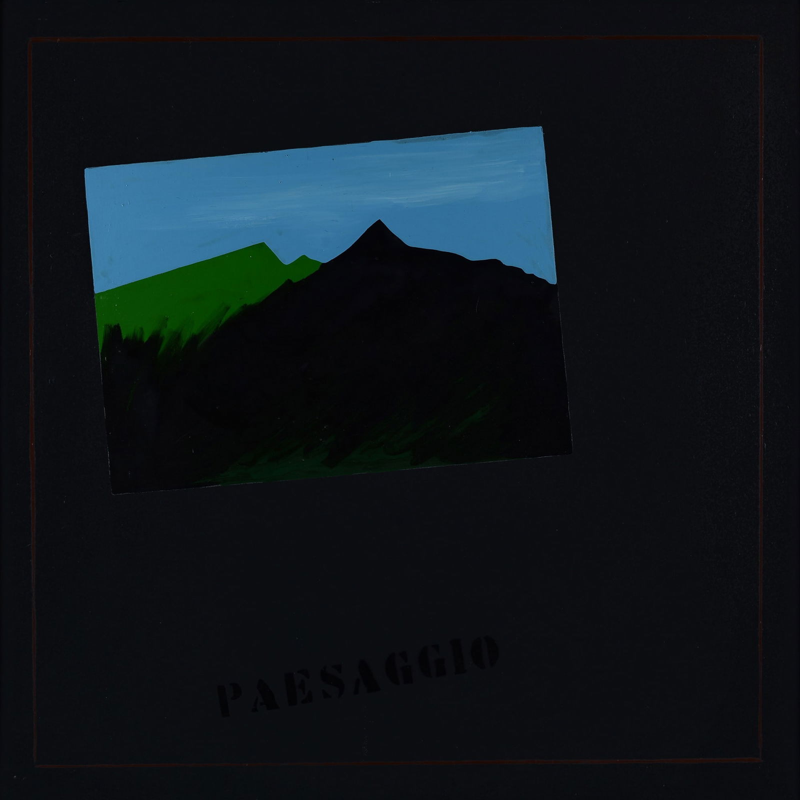 Franco Angeli (Roma, 1935 - 1988) - Paesaggio, 1974 (1 of 3)