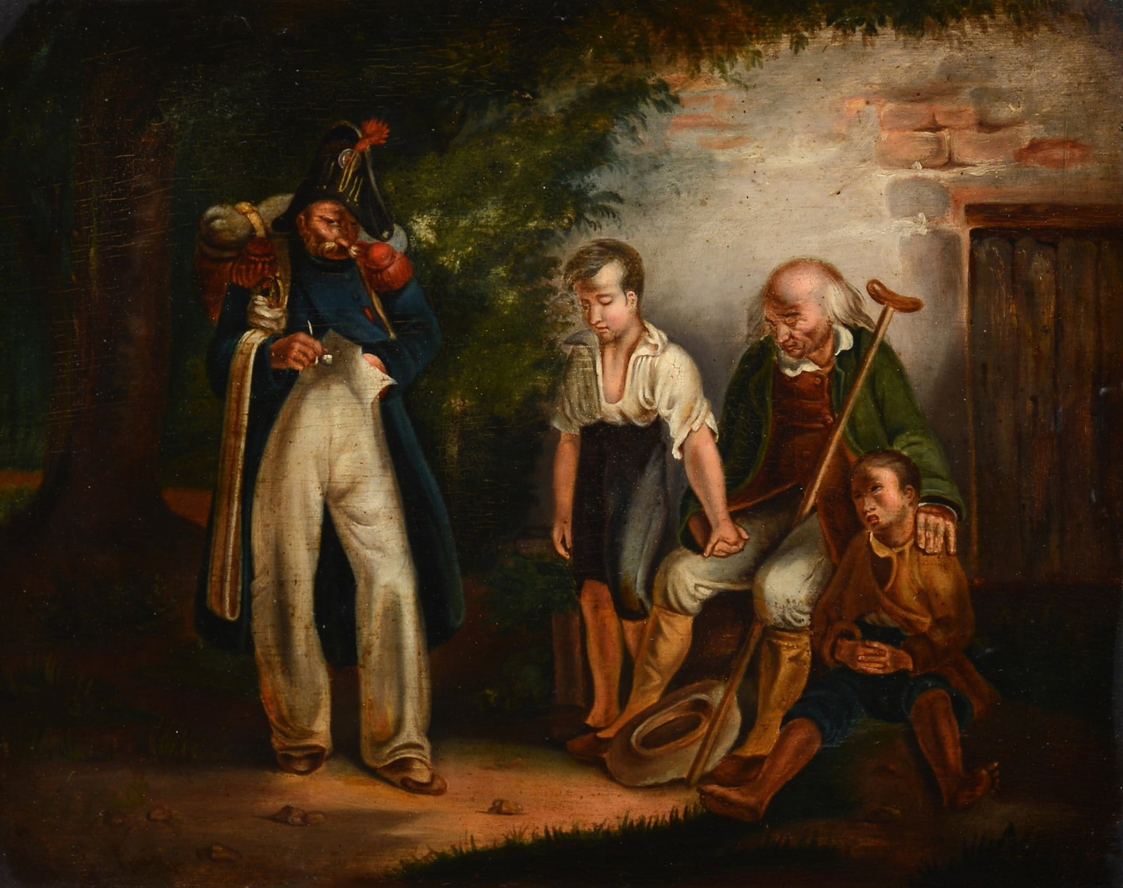 Maniera di Nicolas Toussaint Charlet - Partenza del soldato (1 of 3)