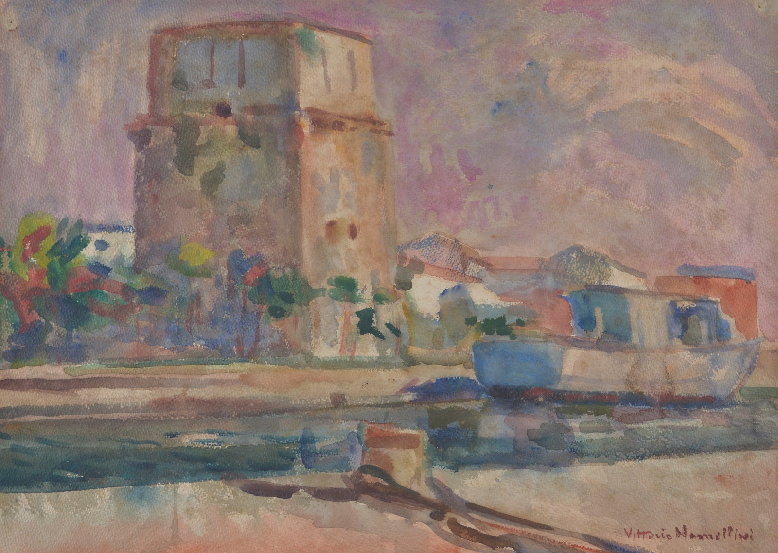 Vittorio Nomellini (1901 - 1965) - Torre Matilde (1 of 3)