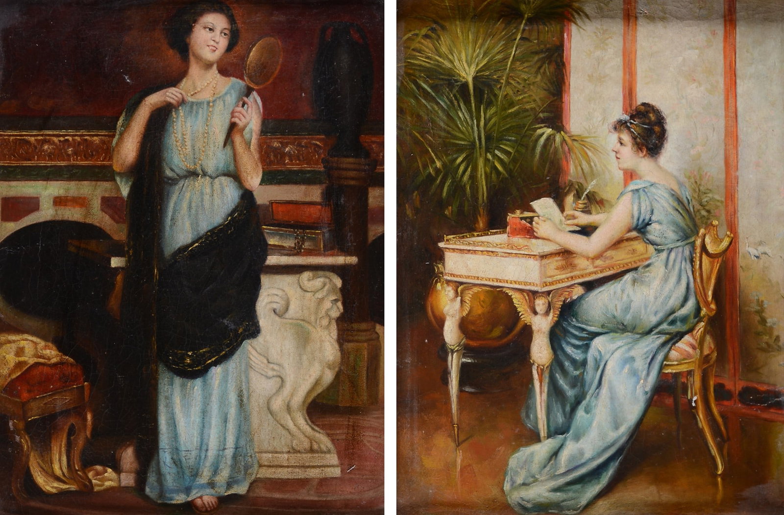 Anonimo, XIX - XX sec. - Due figure alla romana (1 of 3)