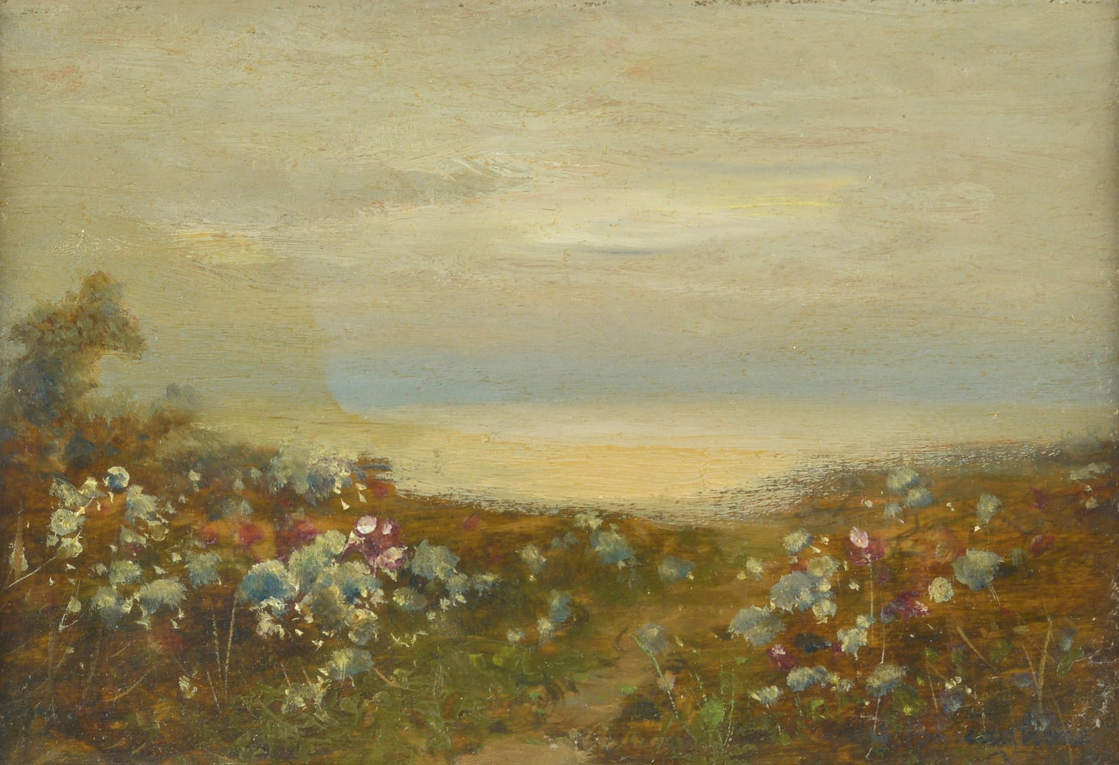 Giuseppe Buscaglione (Ariano Irpino, 1868 - Rivoli, 1928) - Paesaggio (1 of 3)