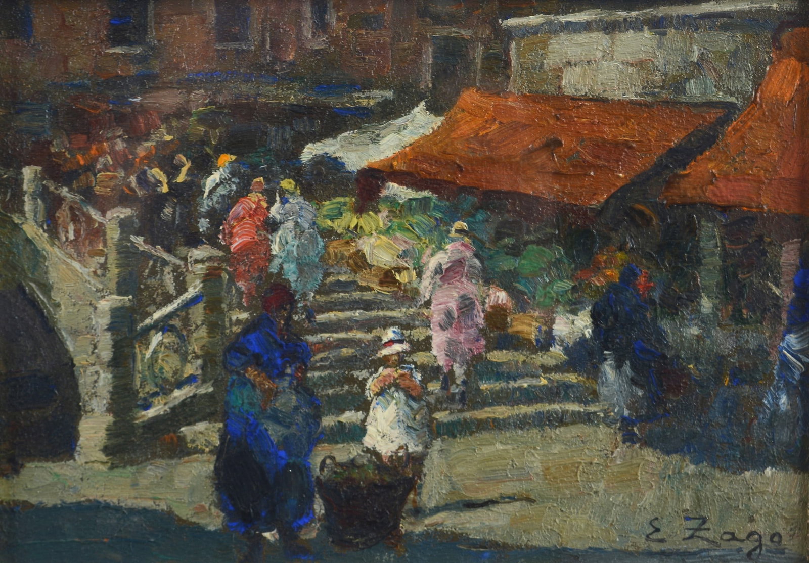 Erma Zago (Venezia, 1880 - 1942) - Calle a Venezia (1 of 3)