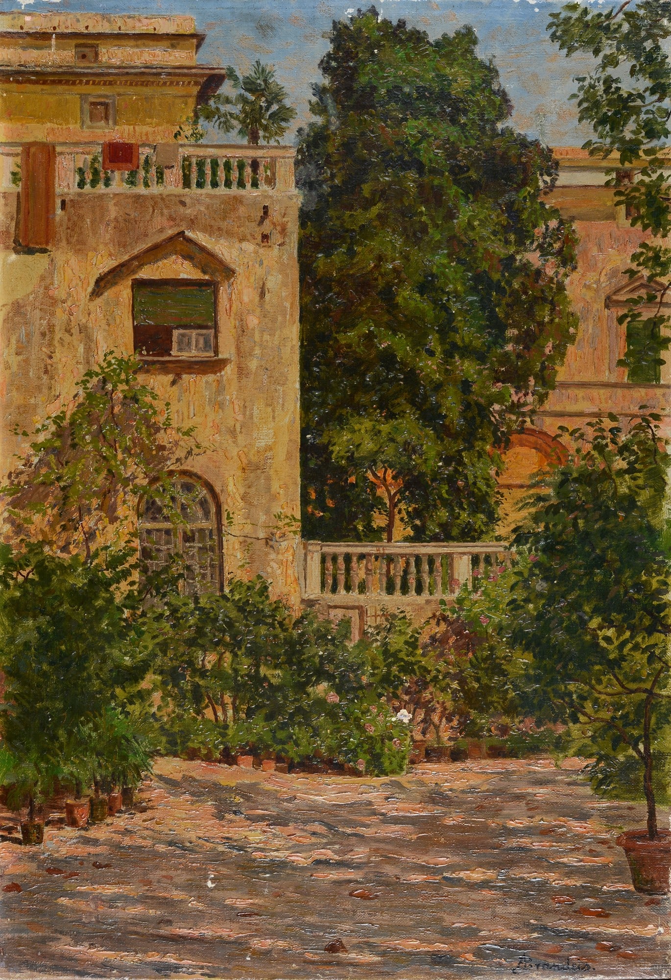Antonietta Brandeis (Miskovice, 1848 - Firenze, 1926) - Il giardino (1 of 3)
