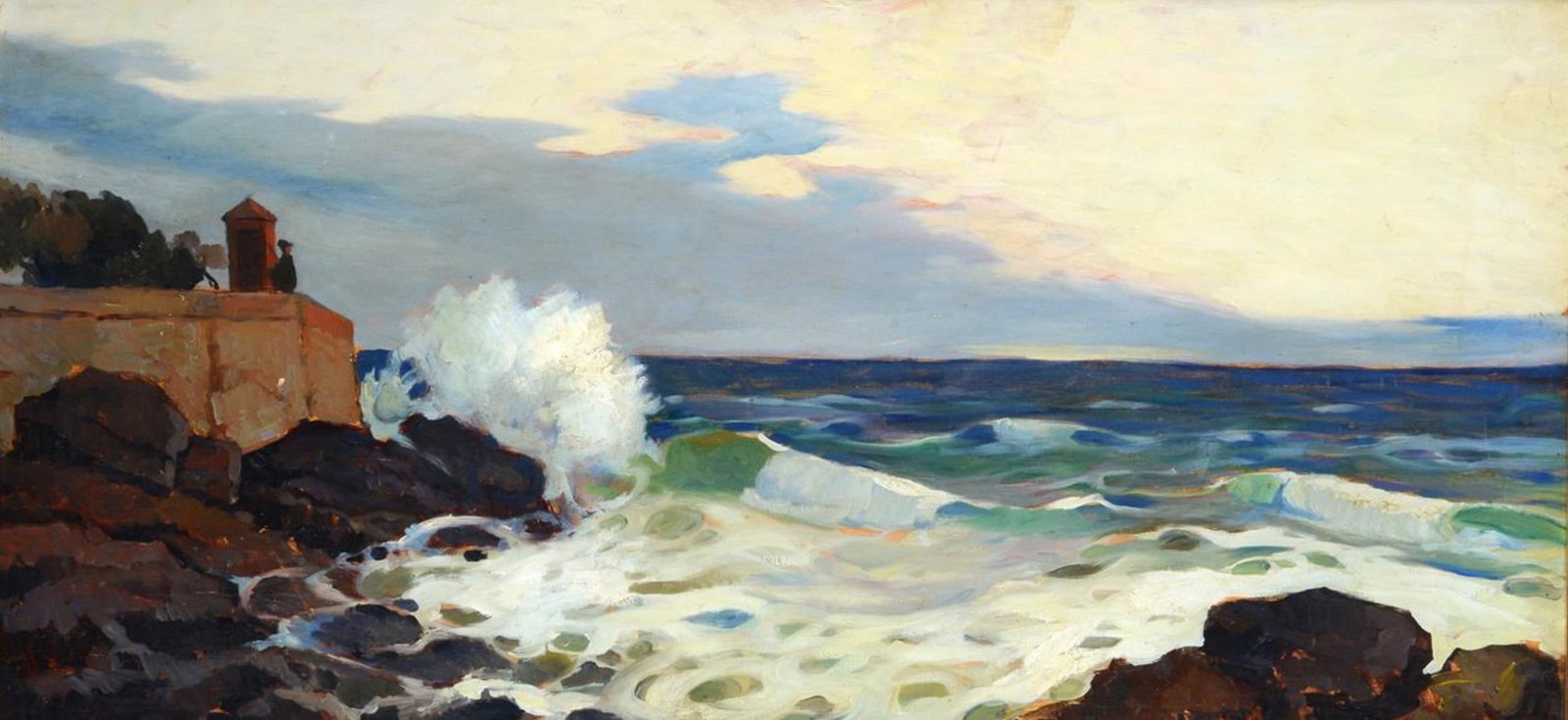 Cafiero Filippelli (Livorno, 1889 - 1973) - Marina (1 of 3)