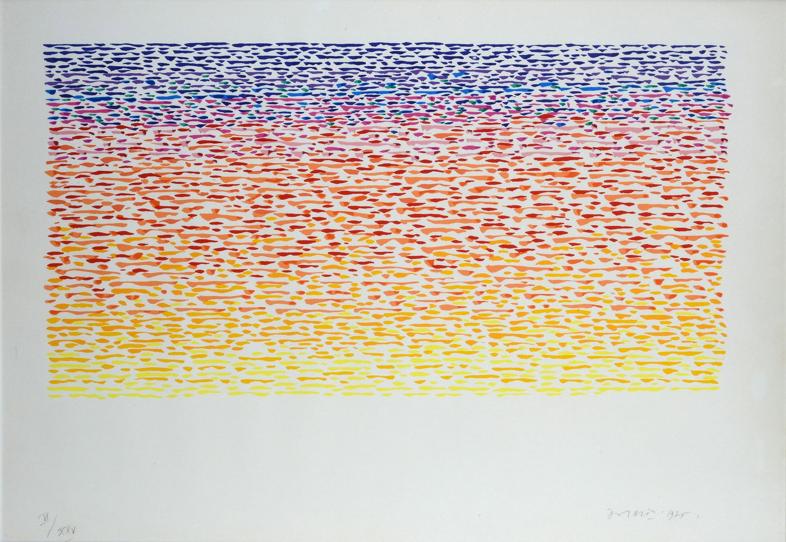 Piero Dorazio (Roma, 1927 - Todi, 2005) - Senza titolo, 1975 (1 of 2)