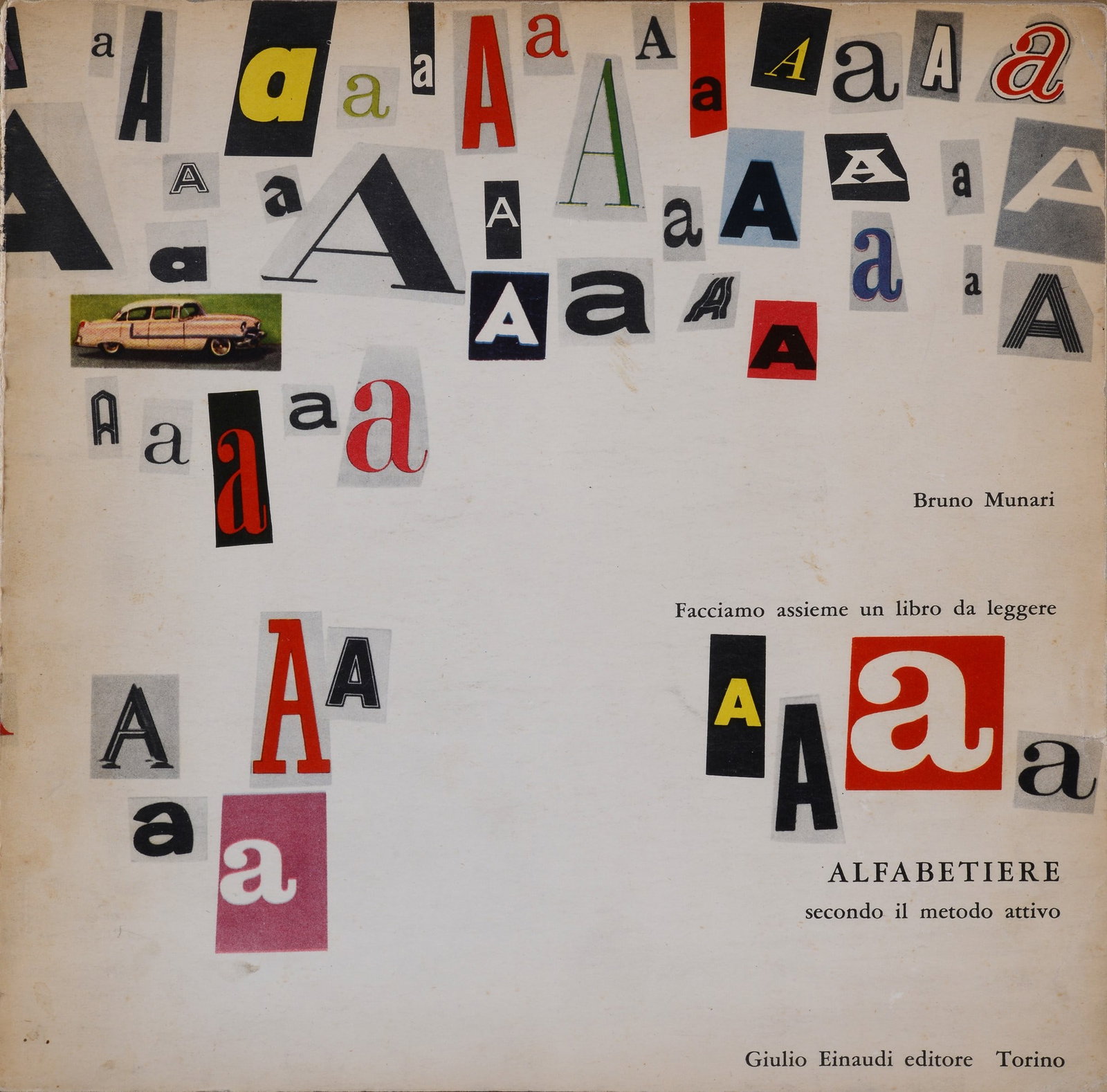Bruno Munari (Milano, 1907 - Milano, 1998) - Alfabetiere secondo il metodo attivo (1 of 2)