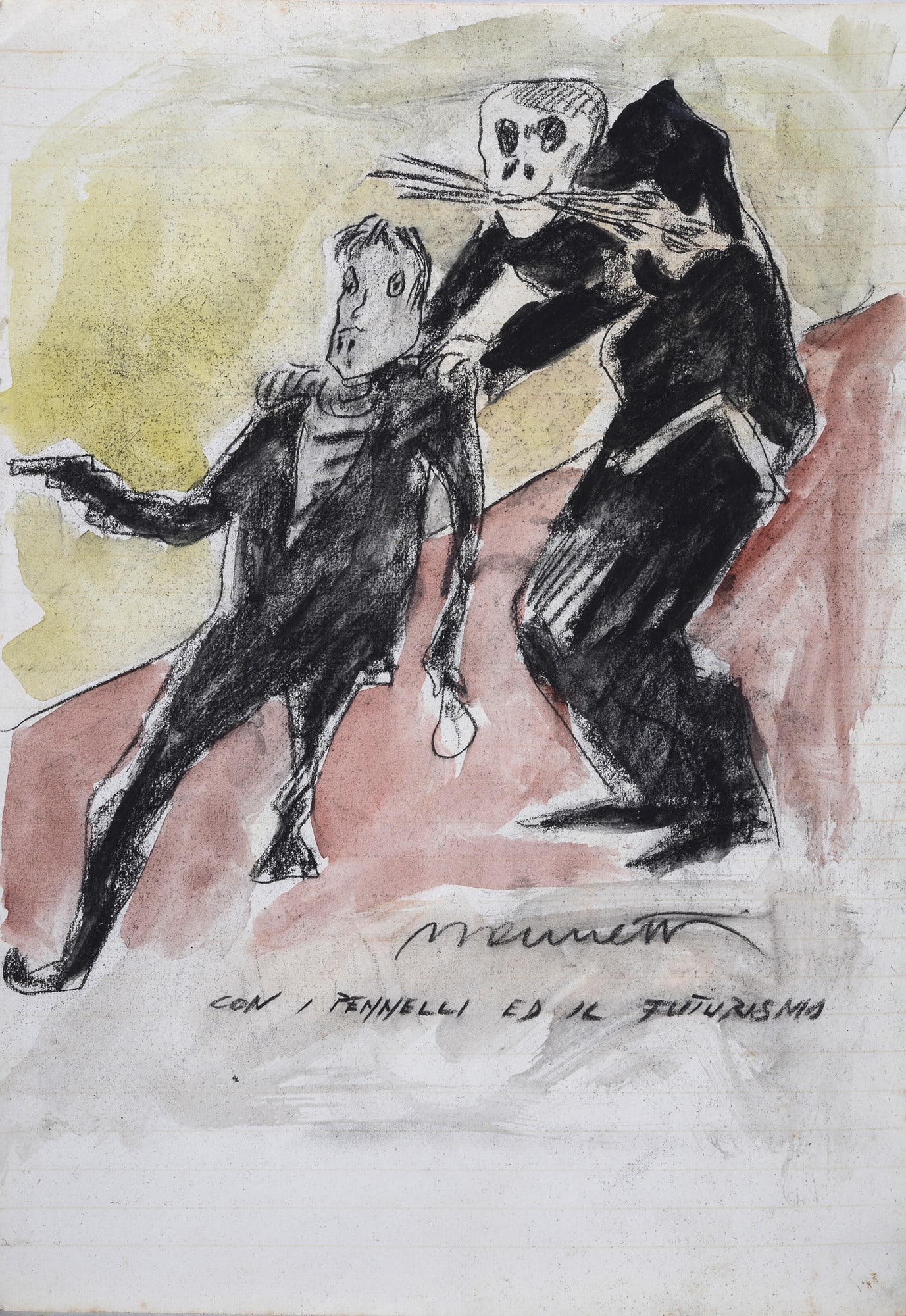 Neri Nannetti (Firenze, 1890 - 1962) - Con i pennelli ed il futurismo (1 of 1)
