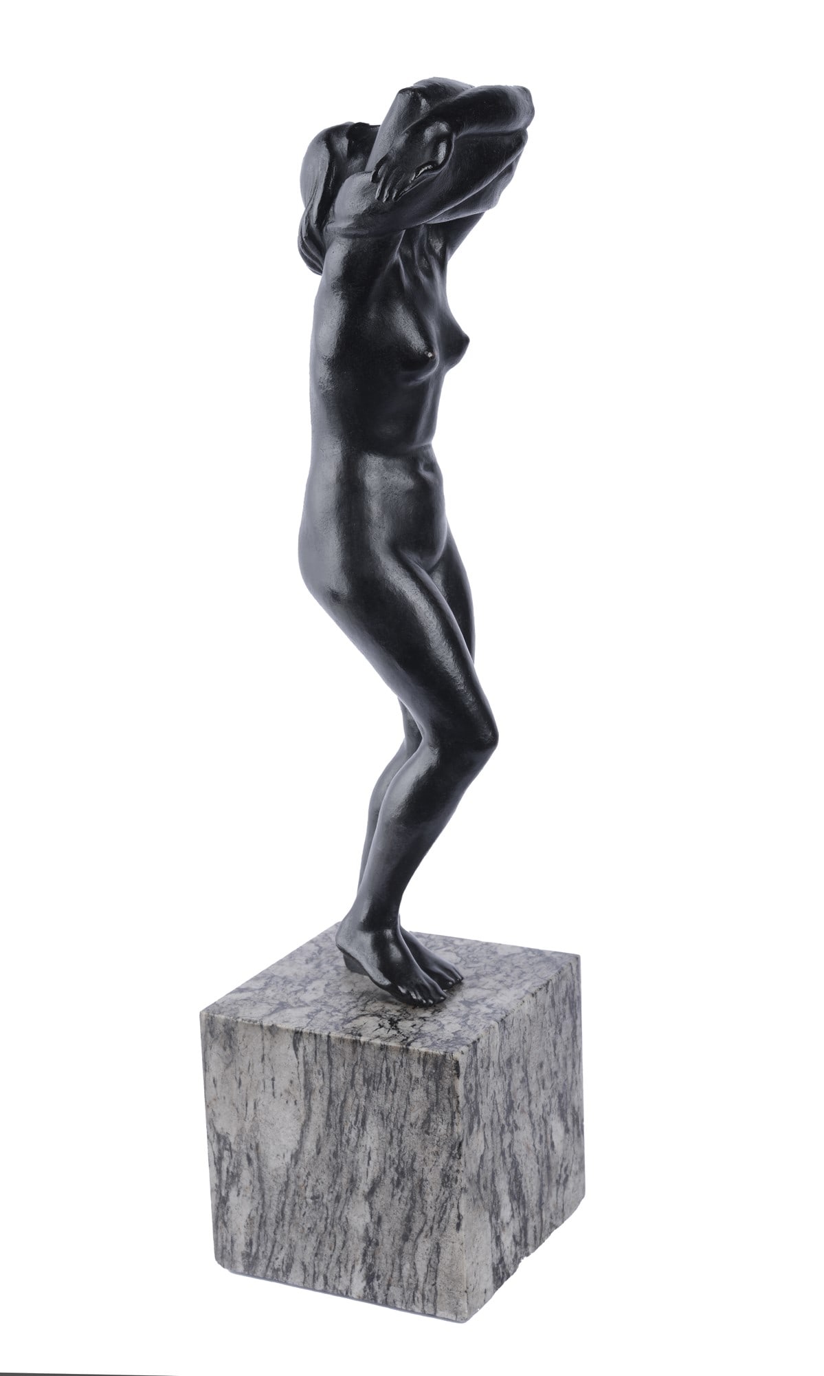 Nudo femminile: Scultura in bronzo, cm. 37. Anonimo, inizi XX sec.?