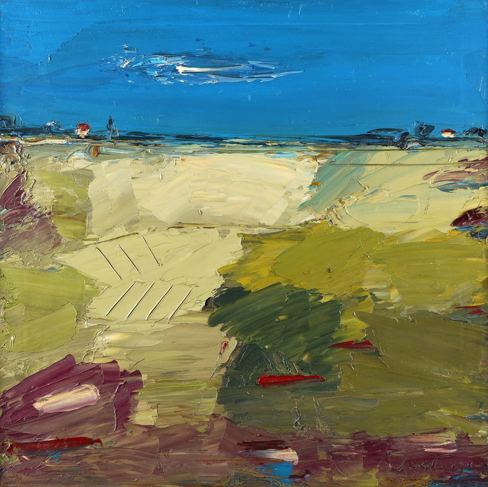 Sergio Scatizzi (Gragnano, 1918 - Firenze, 2009) - Paesaggio d'estate , 2008 (1 of 3)