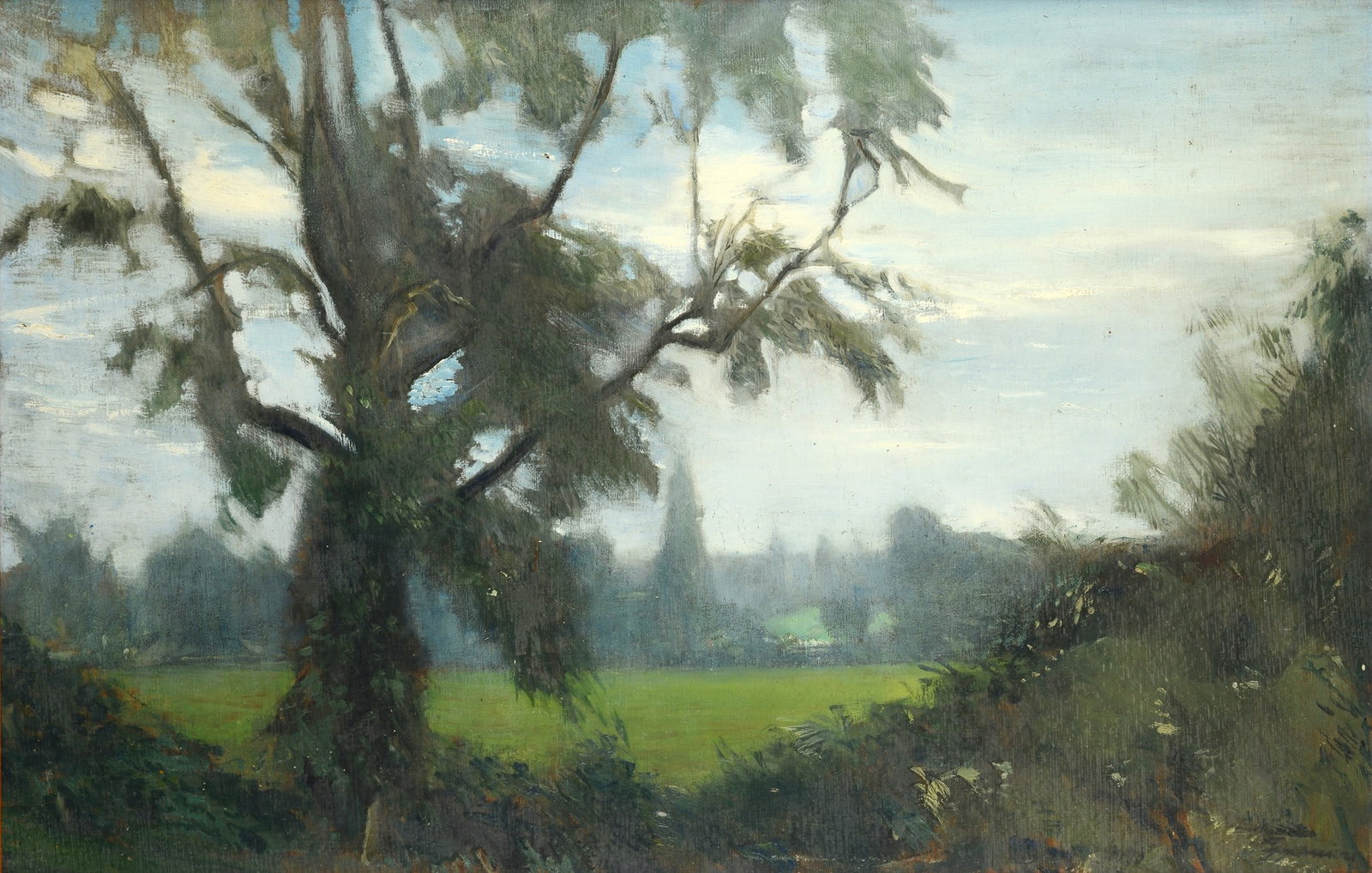 Luciano Guarnieri (Firenze, 1930 - 2009) - Paesaggio con alberi , 1980 (1 of 2)