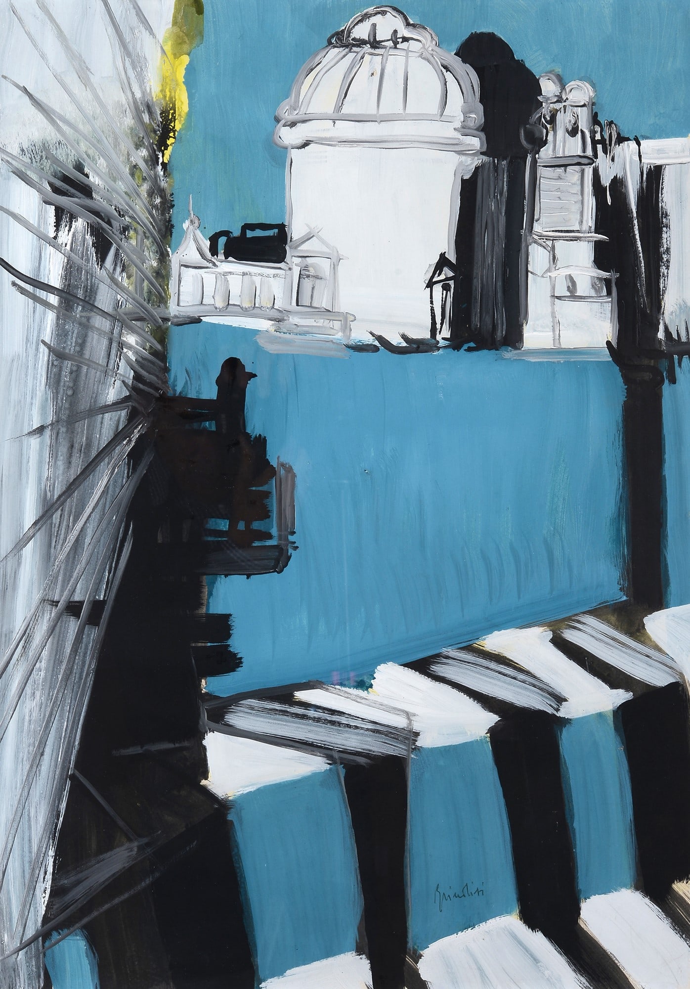 Remo Brindisi (Roma, 1918 - Lido di Spina , 1996) - Venezia (1 of 2)